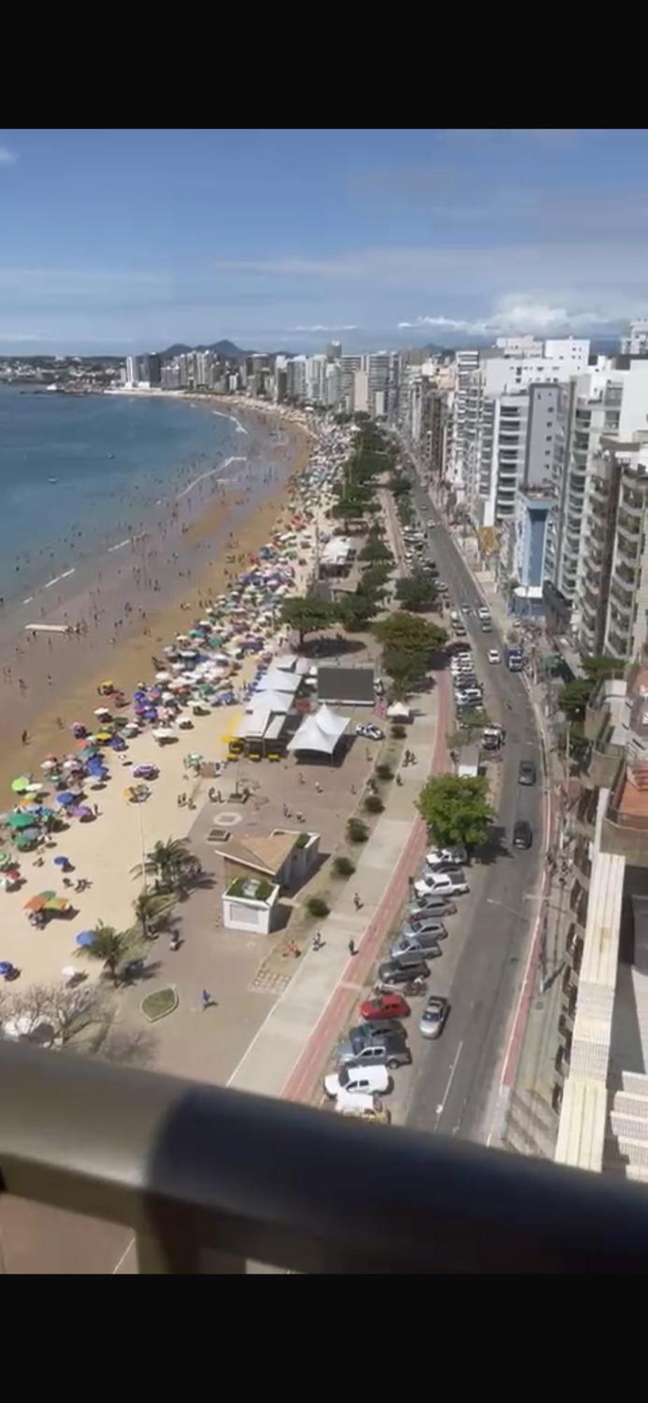 Malaga1201 Cobertura De Frente Para Praia Do Morro Guarapari Em Frente O Quiosque 19 Dış mekan fotoğraf